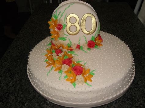 Bolo Para Senhora De 80 Anos