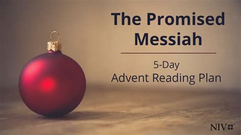 The Promised Messiah 5 Day Advent Reading Plan Devotional Reading