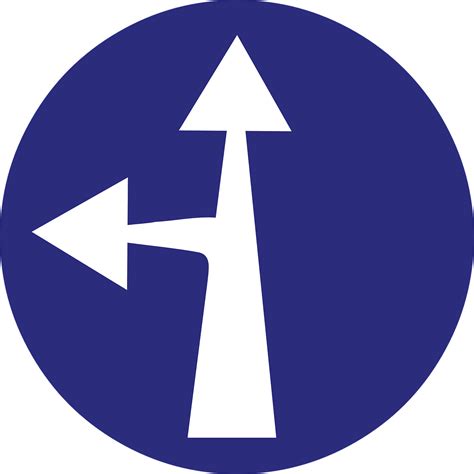 Arrow Direction Road Sign Png Image With Road Sign Clipart Full Size