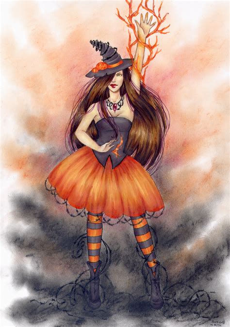 Halloween Witch By Arunawolf On Deviantart