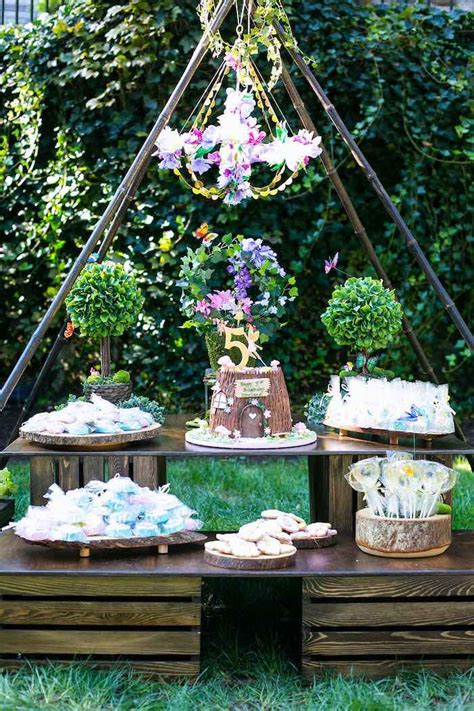 Karas Party Ideas Enchanted Fairy Garden Birthday Party Karas Party