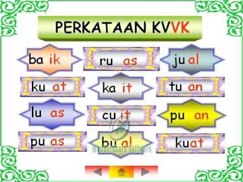 You can do the exercises online or download the worksheet as pdf. perkataan vokal berganding bm pem - YouTube