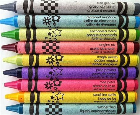 Crayola Crayon Colors Crayola Crayons Grease Pixie Coloring Books