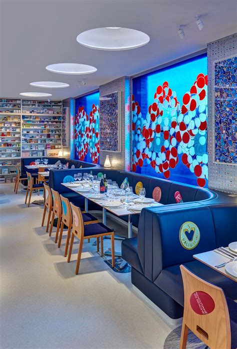 damien hirst for his restaurant inside the caruso st john designed newport street gallery in