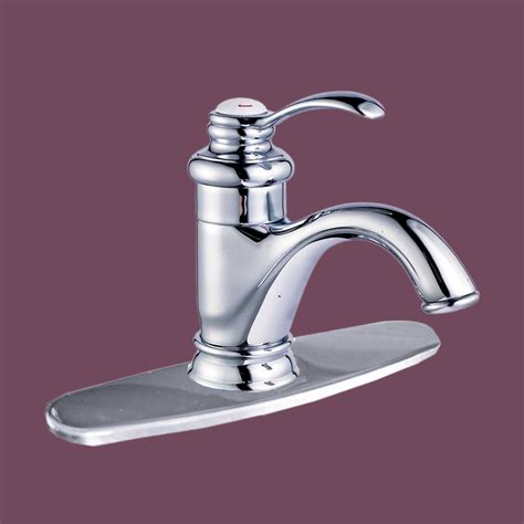 A faucet with widespread configurations is an excellent way to dramatically update the look of a bathroom with a large sink. Single Hole Bathroom Sink Faucet Chrome Widespread Plate