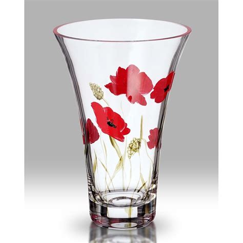 Nobile Glassware Poppy Fields Flared Vase Poppy Fields Vase