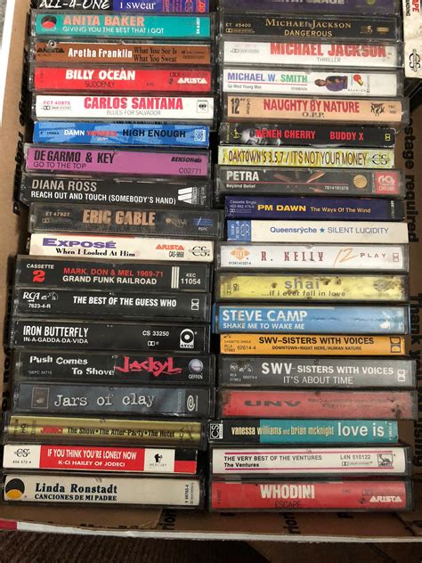 cassette tapes pop rnb rap classic rock christian etsy