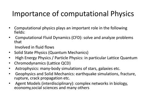 Ppt Computational Physics Powerpoint Presentation Free Download Id