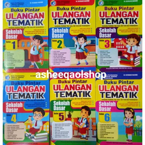 Jual Buku Pintar Ulangan Tematik Sd Kelas 1 2 3 4 5 6 Shopee Indonesia