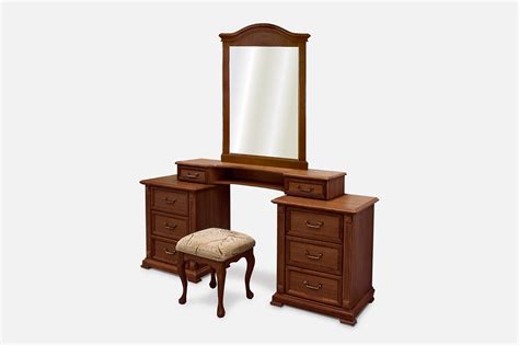 Dressing Table With Mirror Camellia — Double Stand Dressing Tables For
