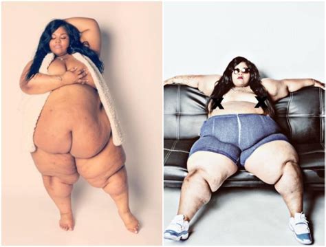 Overweight Upcoming U S Rapper Poses Nude Shuts Down Fat Shamers