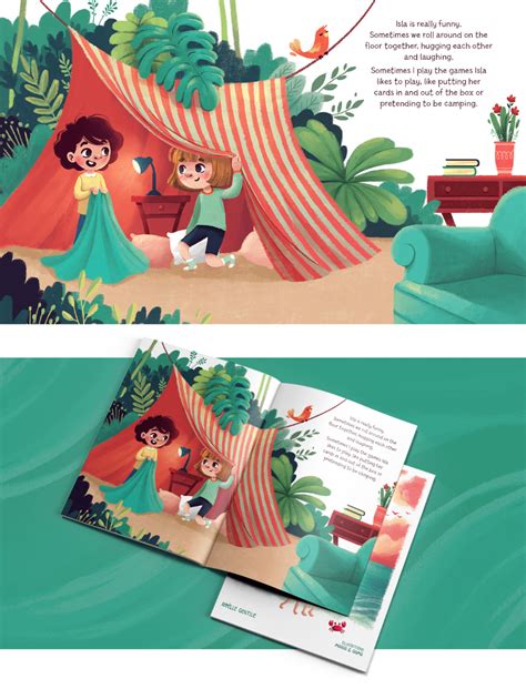 Isla And Lulu Childrens Book On Behance Kids Story Books Childrens