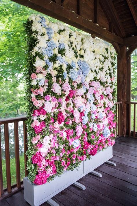 15 Flower Wall Wedding Ideas Our Favourites