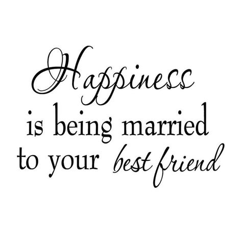 Happiness Is Being Married To Your Best Friend Wall Decal Etsy Canada