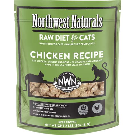 Always make sure water is available with any freeze fried foods. Northwest Naturals Raw Diet Grain-Free Chicken Nibbles Raw ...