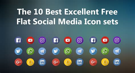 Thankfully, there are now a bunch of tools out there to make these jobs easier for us all. The 10 Best Excellent Free Flat Social Media Icons Sets ...