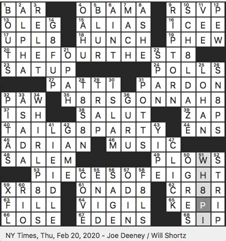 Rex Parker Does the NYT Crossword Puzzle: Pirate plunder / THU 2-20-20 ...