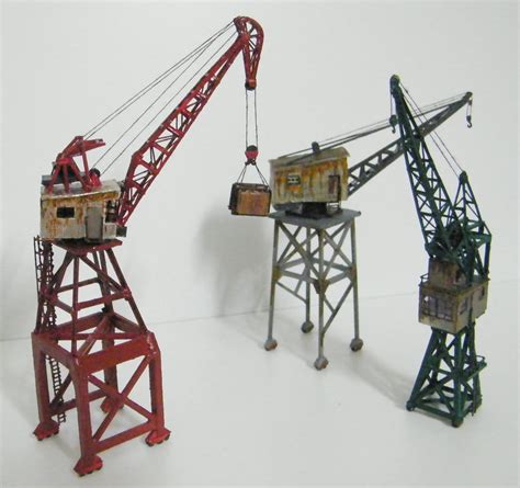 Wrightsville Port N Scale Waterfront Layout Scratchbuilding Cranes