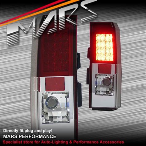 Clear Red Led Tail Lights For Hummer H3 Mars Performance