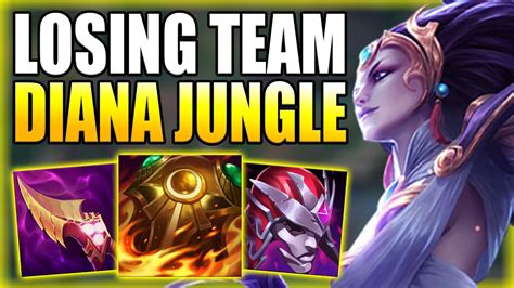 THIS IS HOW DIANA JUNGLE CAN CARRY LOSING TEAMS FOR FREELO Best