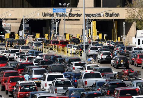 Stepped Up Checks Lengthen Us Border Lines