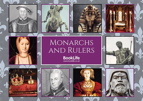 Monarchs And Rulers Poster Booklife