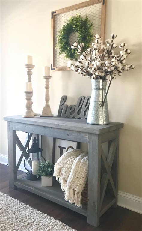 20 Rustic Entry Table Decor