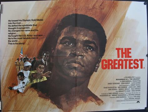 The Greatest Original Boxing Great Muhammad Ali Movie Poster Original Vintage Movie Posters