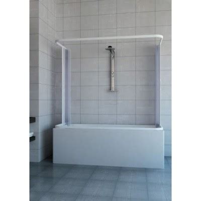 Goliraya cabina da bagno 120x140 cm parete vasca a 5 ante parete vasca box doccia sopravasca da bagno in vetro temperato. Box Vasca da Bagno 3 lati