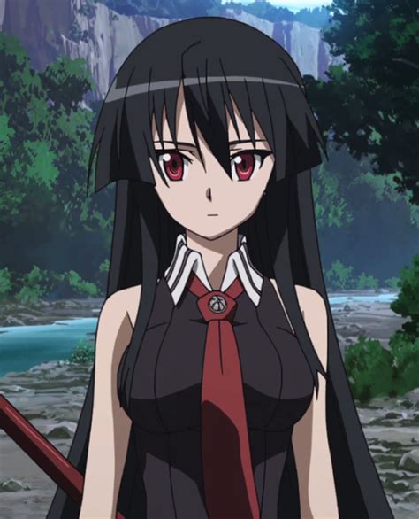 Anime Characters With Long Black Hair And Bangs Anime Girl