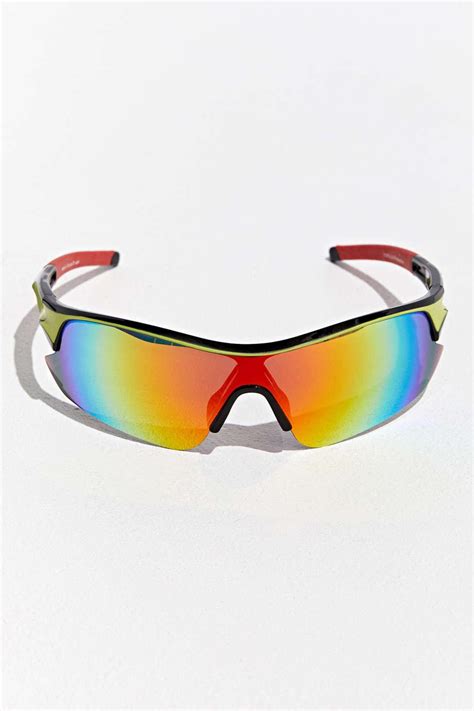 Urban Outfitters Highlight Brow Sport Visor Sunglasses For Men Lyst