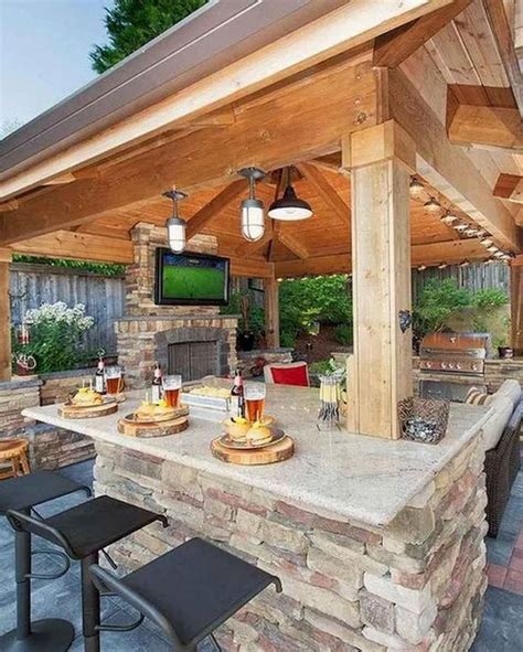 30 awesome outdoor kitchen design ideas housedcr outdoor pavilion outdoor patio bar