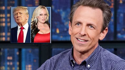 watch late night with seth meyers highlight trump denies having affair with stormy daniels in