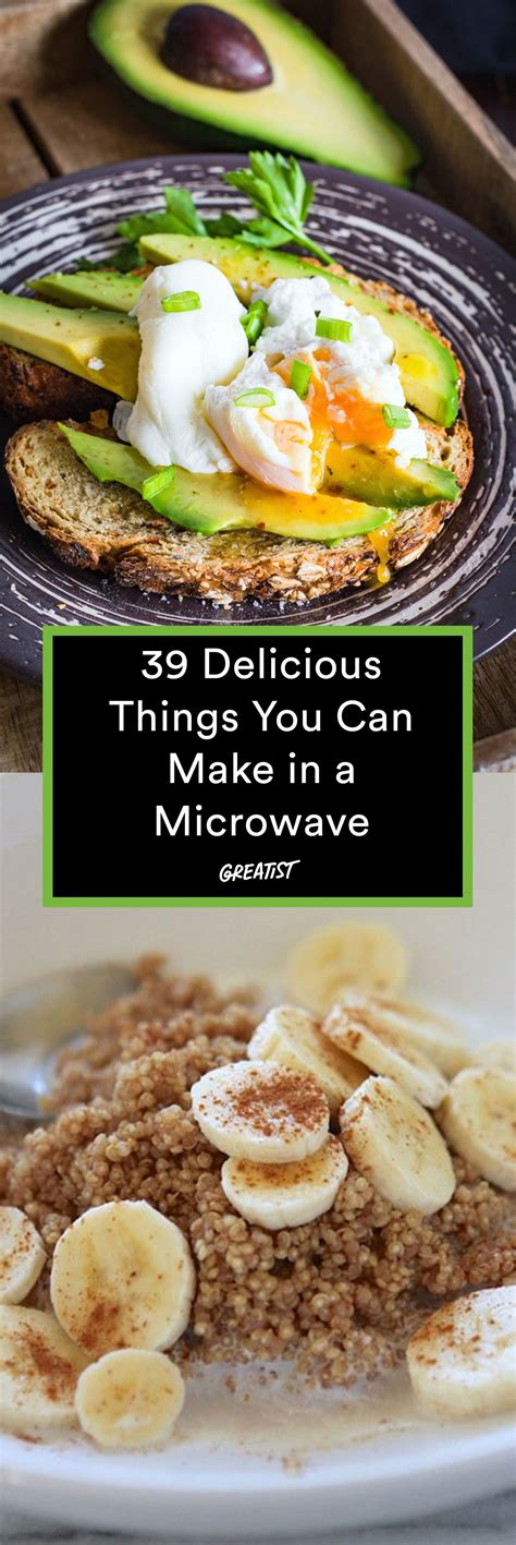 Learn how to cook eggs in the overnight oats are the easiest breakfast ever. Microwave Recipes: 34 Surprisingly Delicious Meals and Snacks | Microwave recipes, Healthy ...