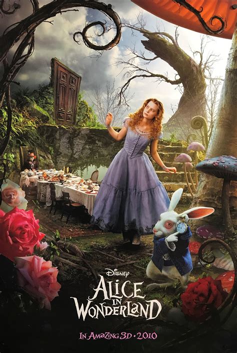 Alice In Wonderland Triptych 2010 Original Movie Posters Art Of