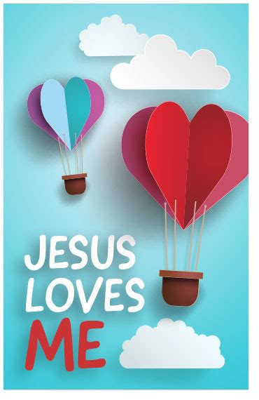 Gospel Tract Jesus Loves Me Moments With The Book
