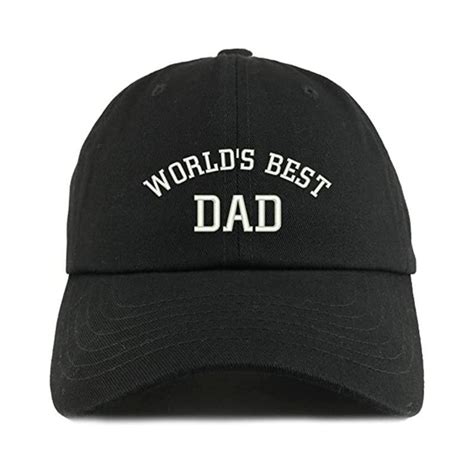 World′s Best Dad Embroidered Low Profile Soft Cotton Dad Hat Cap China Happy Dad Hat And Dad