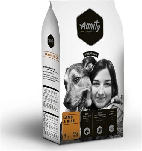 Amity Premium Ξηρά Τροφή Σκύλων με Λίγα Σιτηρά με Ρύζι Αρνί 3kg