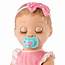 Responsive Baby Doll Blonde Hair With Realistic Expression Kids 