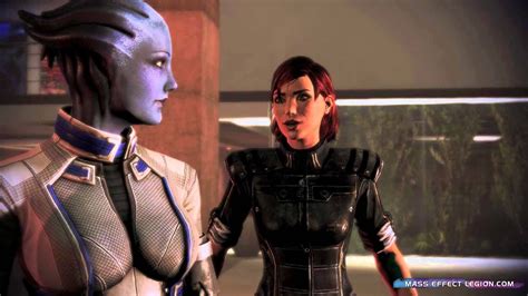 Mass Effect 3 Citadel Liara Romance Female Ita Youtube
