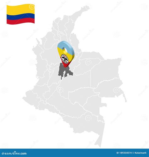 Location Of Cundinamarca On Map Colombia 3d Putumayo Location Sign