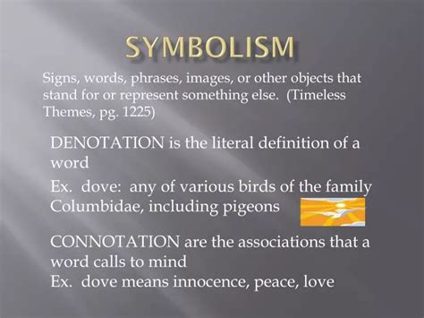 Ppt Symbolism Powerpoint Presentation Free Download Id5225900