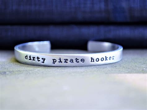 Dirty Pirate Hooker Bracelet Funny Jewelry Funny T Etsy
