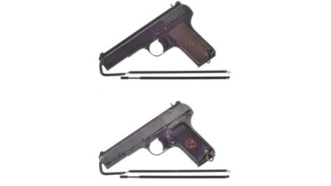 Two Tokarev Style Semi Automatic Pistols Rock Island Auction
