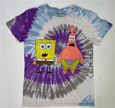 Spongebob Squarepants Nickelodeon Graphic T Shirt Men Gem