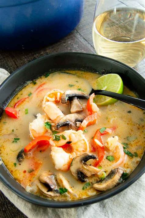 Spicy Thai Shrimp Soup Recipe West Via Midwest