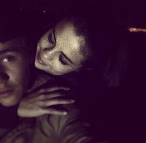 Justin Bieber Shares Photo Cuddling Selena Gomez