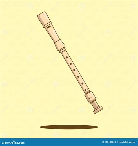 Clarinet Vector Illustration Flat Cartoon 188190819