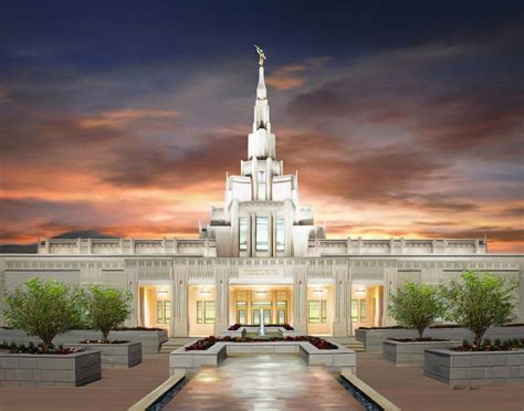 Phoenix Arizona Temple A Place Of Safety Lds Temple Pictures