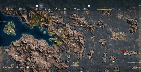 Assassins Creed Odyssey Map How Big Is The Map Deciphering The